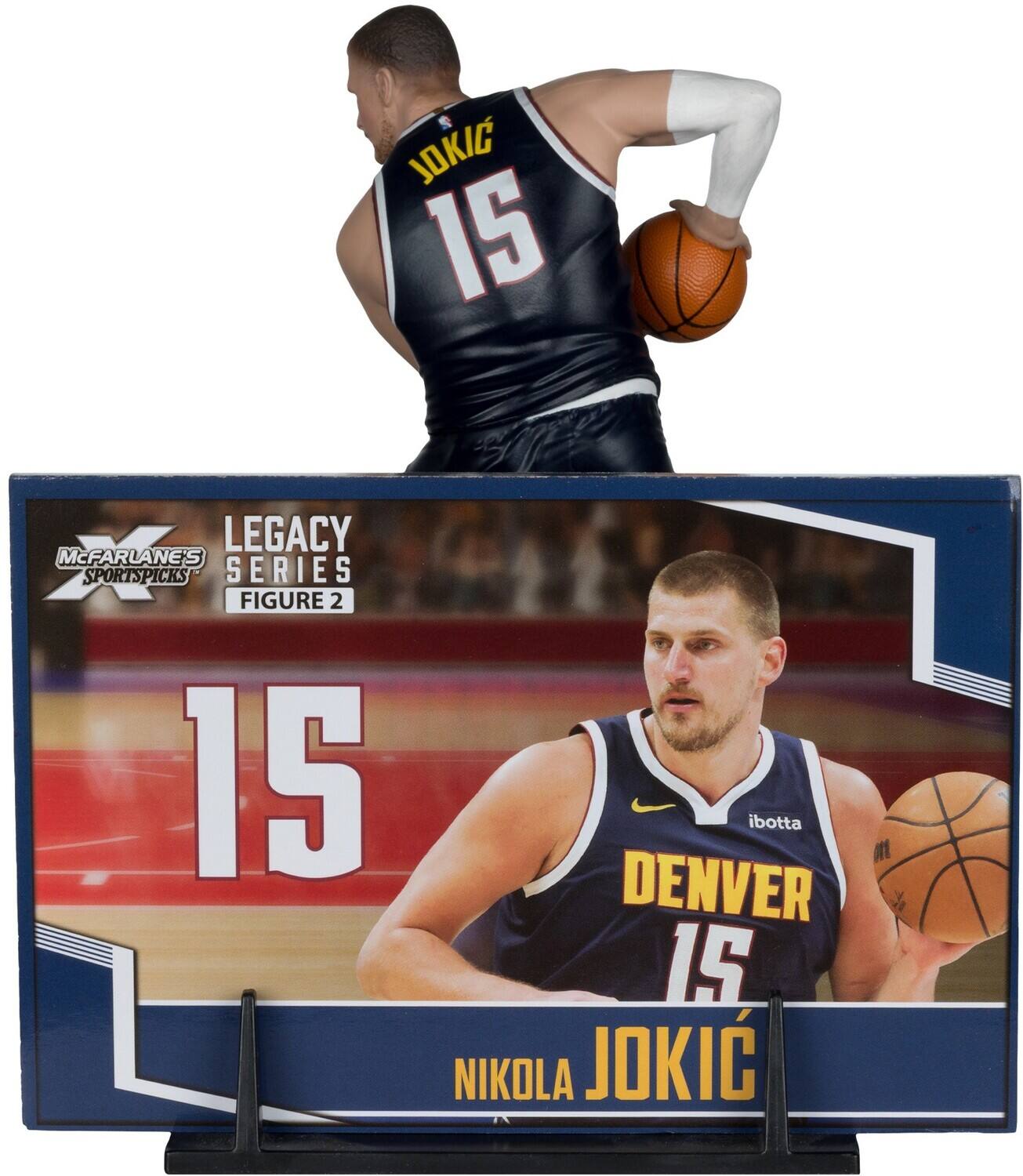 JOKIC 15 LEGACY MCFARLANE'S SPORTSPICKS SERIES FIGURE 2 15 ibotta m DENVER 15 NIKOLA JOKIC
