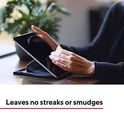 Leaves no streaks or smudges