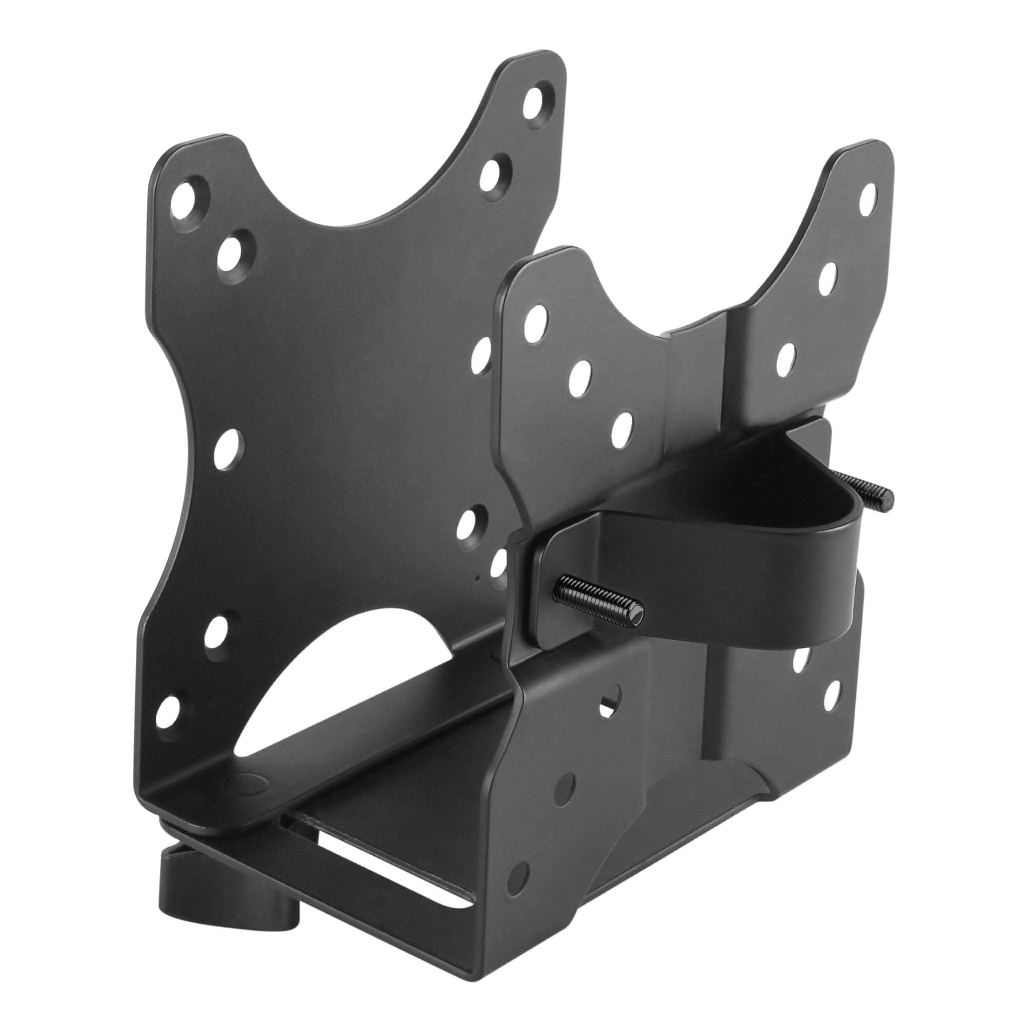 Back. Mount-It! - Universal Thin Client PC Mini Mount Bracket with Multiple Mounting Options for Mini Computers, Black - Black.