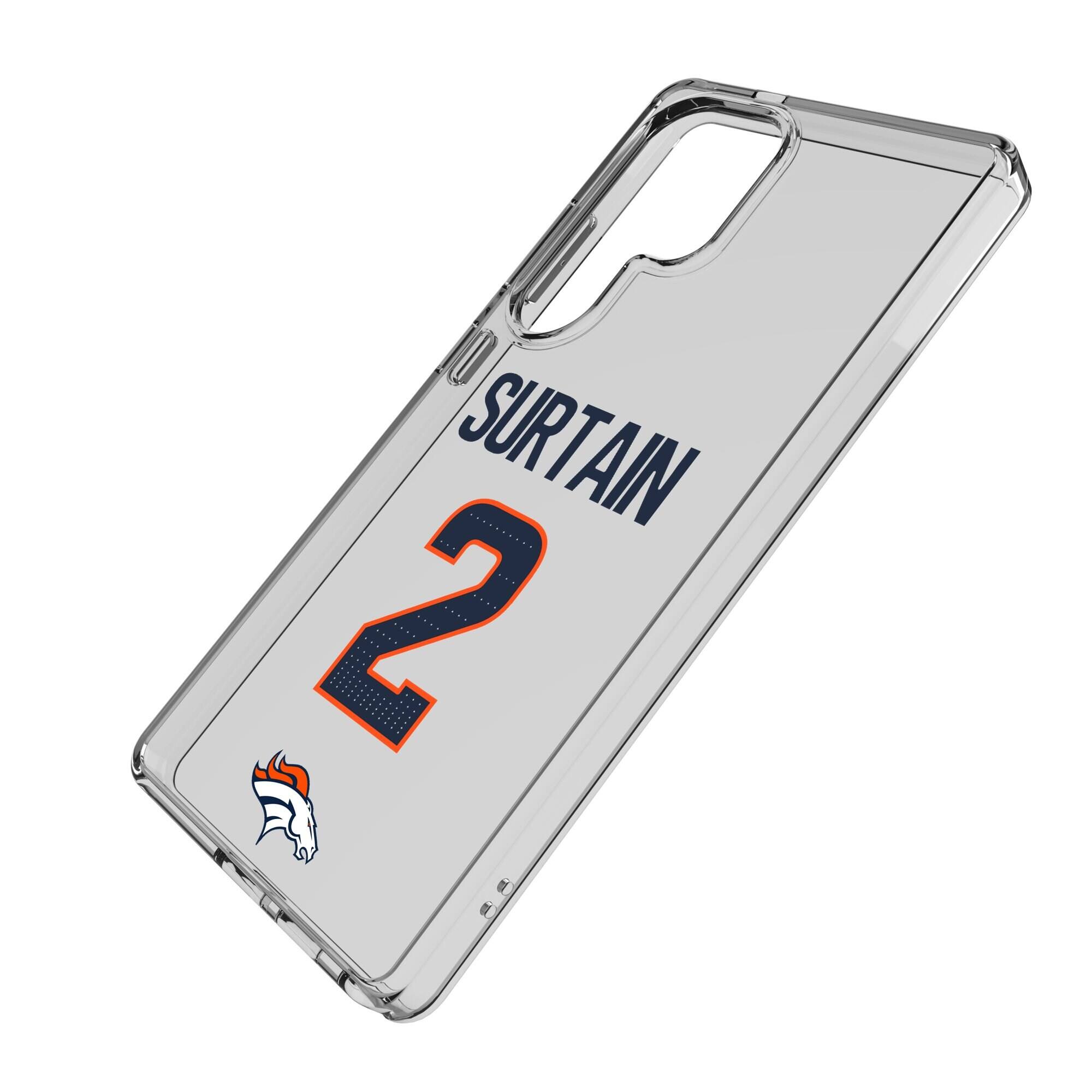 Alt View 1. Keyscaper - Patrick Surtain II Galaxy Clear Case - S23 Ultra - Multicolor.