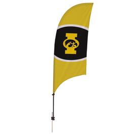 Victory Corps - Iowa Hawkeyes 7.5' Razor Feather Stake Flag - Multicolor