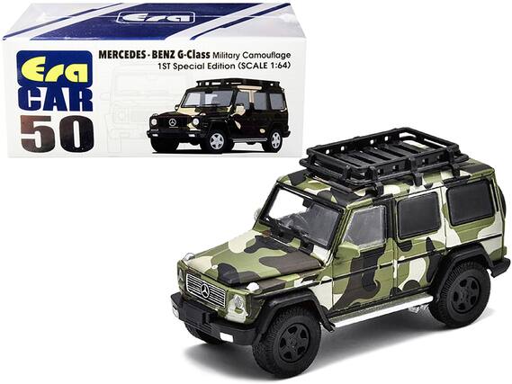 Era Car 50
Mercedes-Benz G-Class Military Camouflage
1st Special Edition (Scale 1:64)