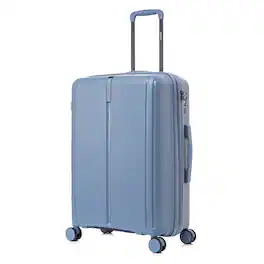DUKAP - Airley Lightweight Hardside Spinner Luggage 24" - Blue