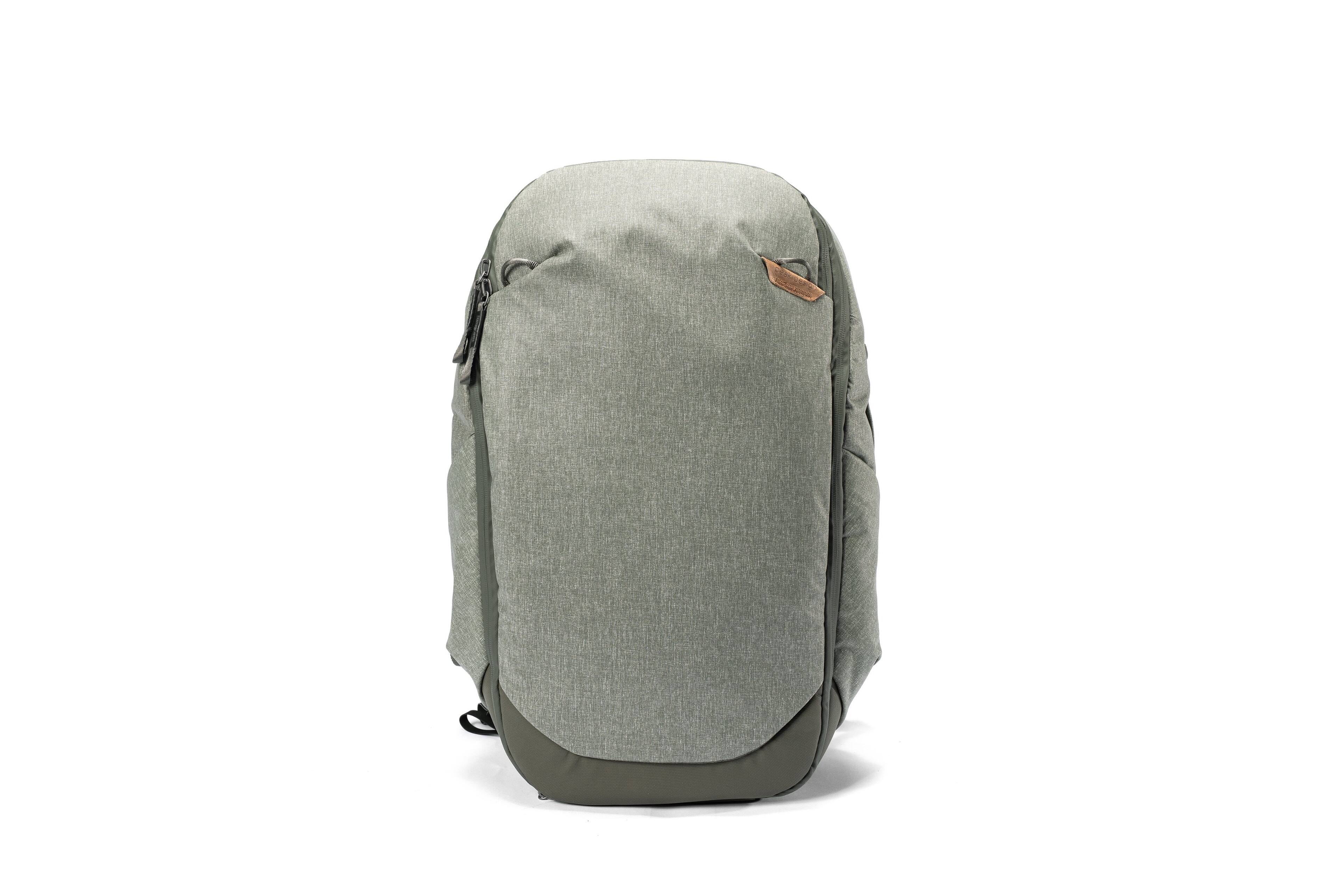 Angle. Peak Design - Travel Backpack 30L - Sage.