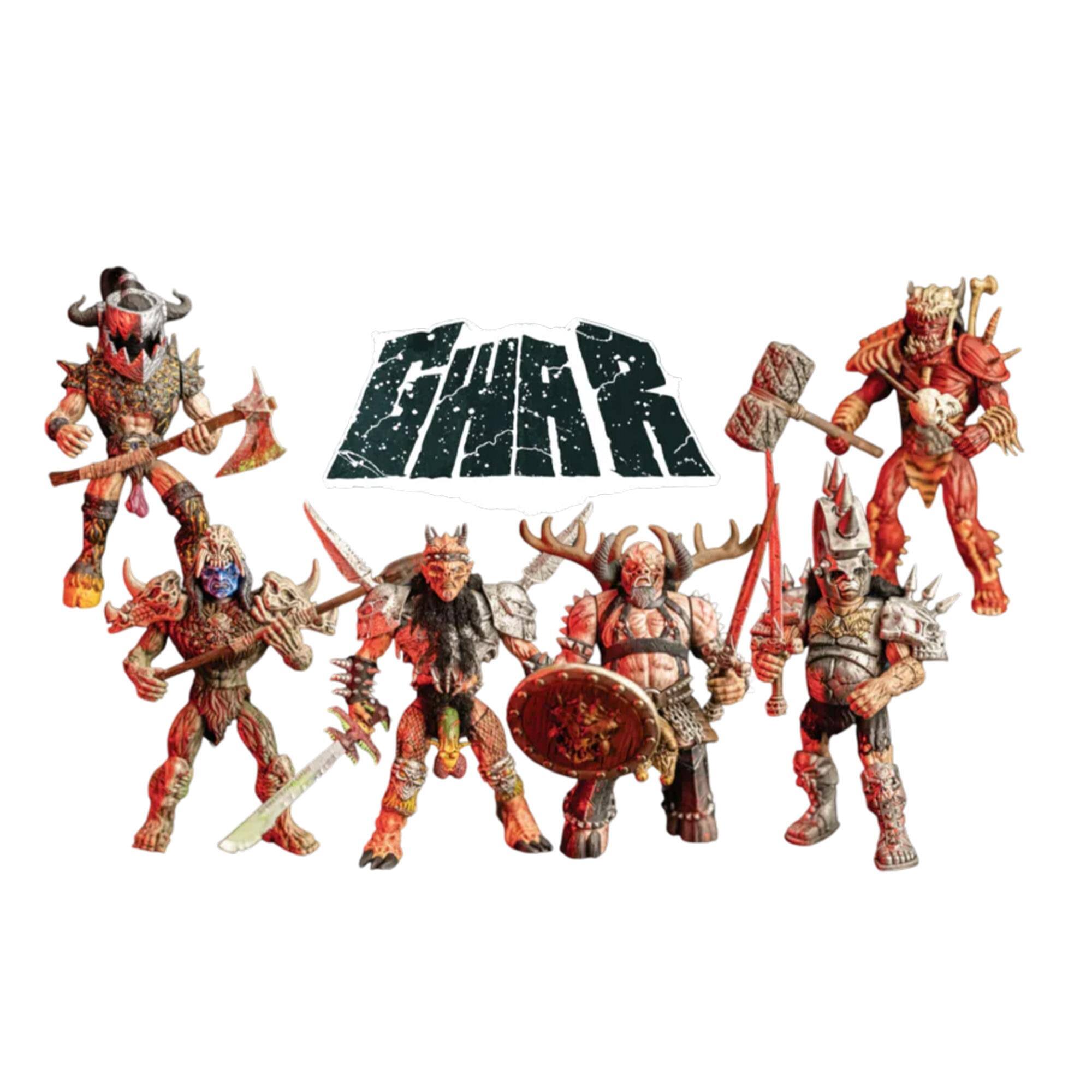 Alt View 3. Trick or Treat Studios - GWAR 5 Inch Action Figure | Jizmak Da Gusha - Red.