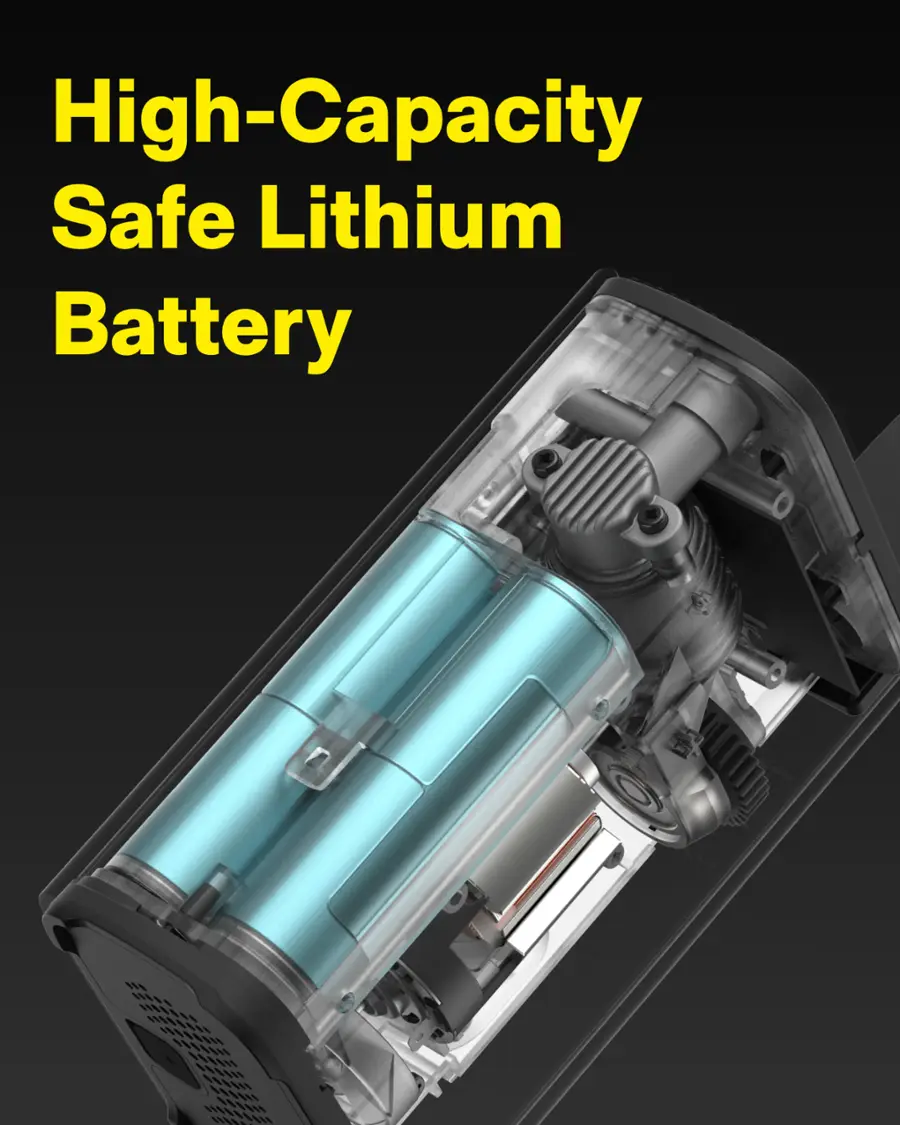 High-Capacity Safe Lithium Battery