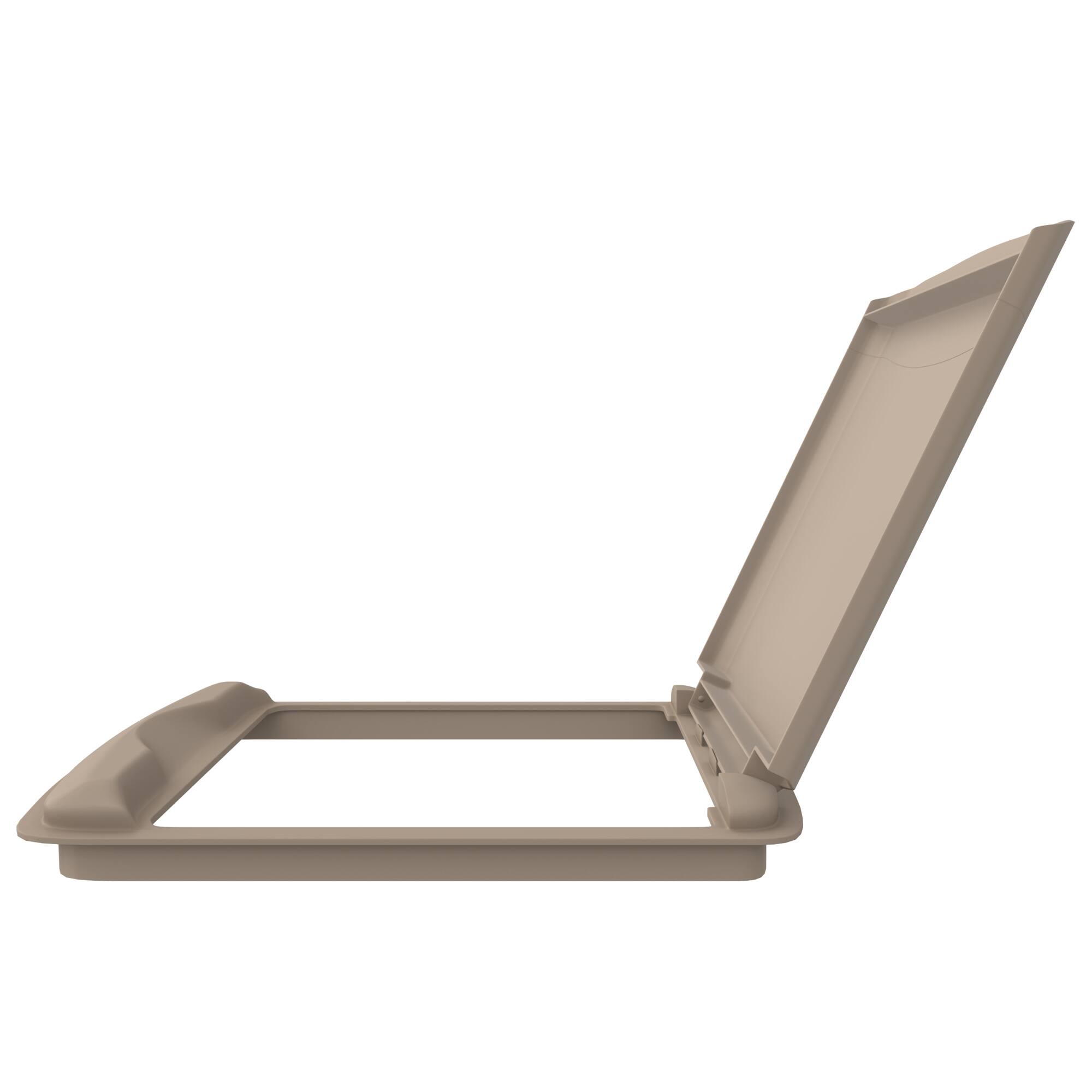 Alt View 8. Rev-A-Shelf - Rev-A-Shelf 50 qt. Trash Can Replacement Lid, Champagne (Lid Only), RV-50-LID-12-1 - Champagne.