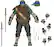 Front. NECA - Teenage Mutant Ninja Turtles 7” Scale Action Figure The Last Ronin – Ultimate Leonardo.