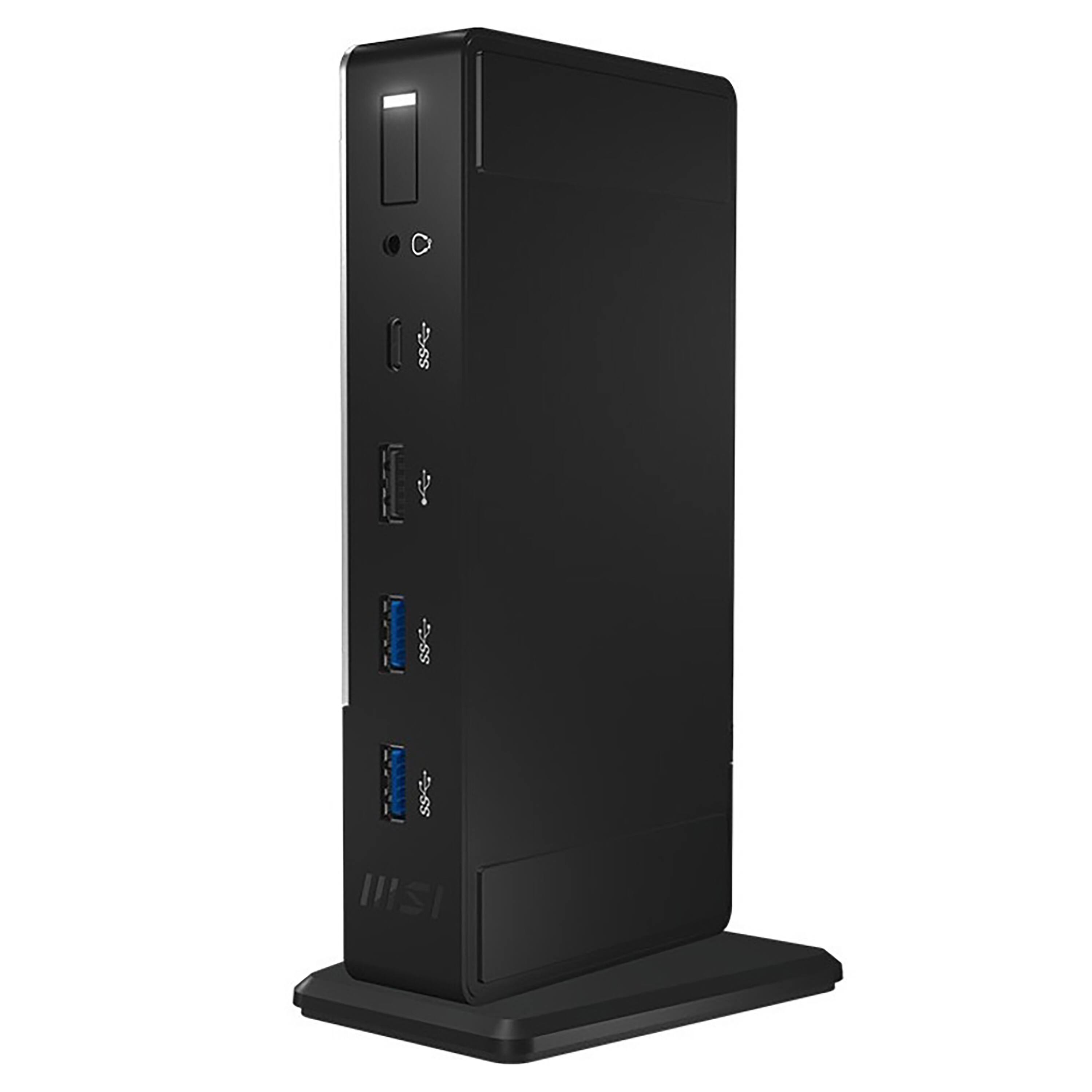 Alt View 17. MSI - USBC Docking Station Gen 2 - Black/Gray.