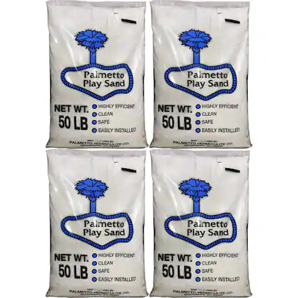 Palmetto Play Sand
NET WT. 50 LB
- HIGHLY EFFICIENT
- CLEAN
- SAFE
- EASILY INSTALLED
MANUFACTURED BY
PALMETTO VERMICULITE CO.
WOODRUFF, SC