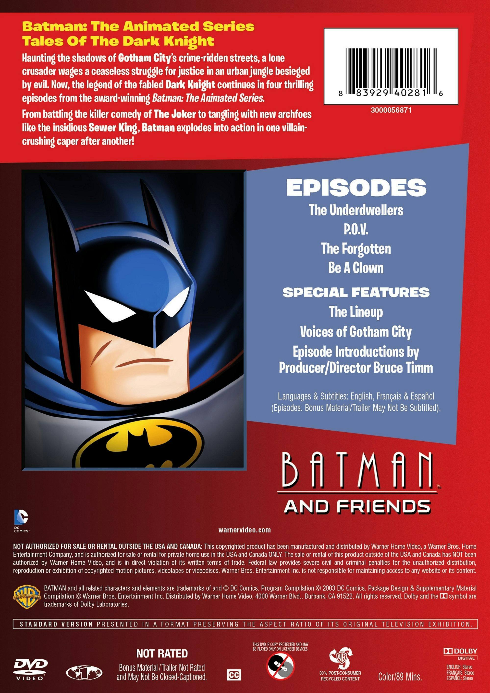 Angle. Batman and Friends [DVD].