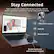 Stay Connected
Enjoy a stress-free session and let your ideas fly. Lean on stable connection, comfortable typing, and intuitive controls.
- 1080p FHD Camera
- WiFi 6E
- Bluetooth 5.3
- Backlit Keyboard with Numeric Keypad