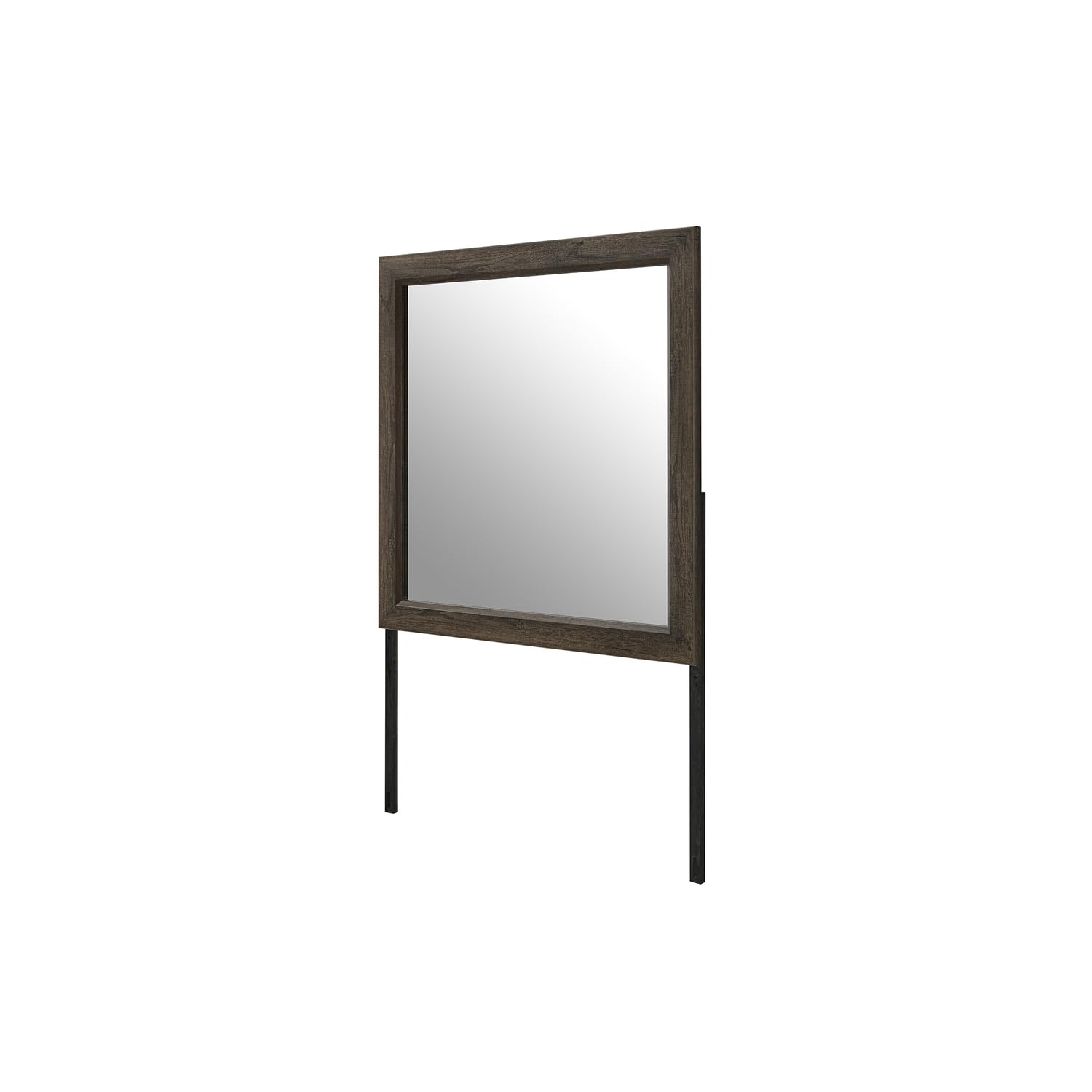 Angle. Global Furniture USA - Harmony Brown Mirror - Dark Brown.