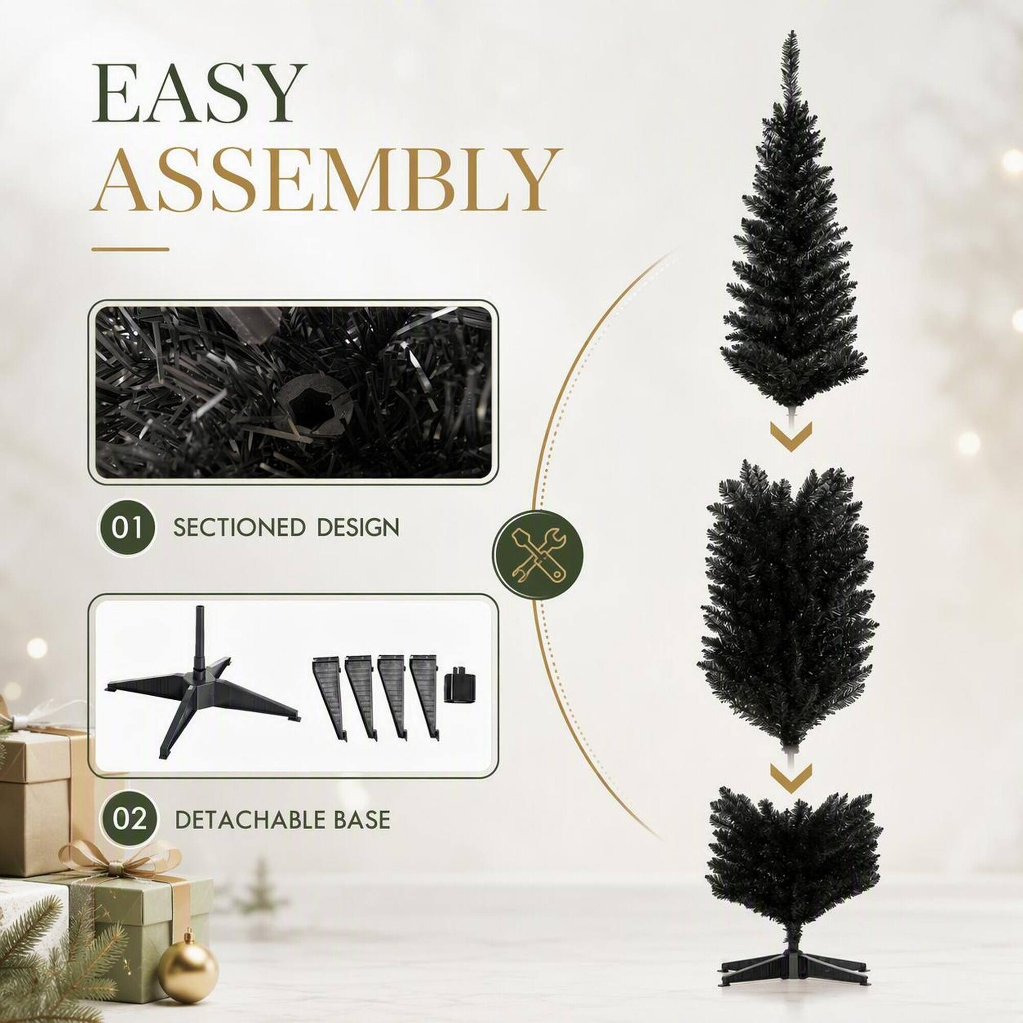 EASY ASSEMBLY

01 SECTIONED DESIGN

02 DETACHABLE BASE