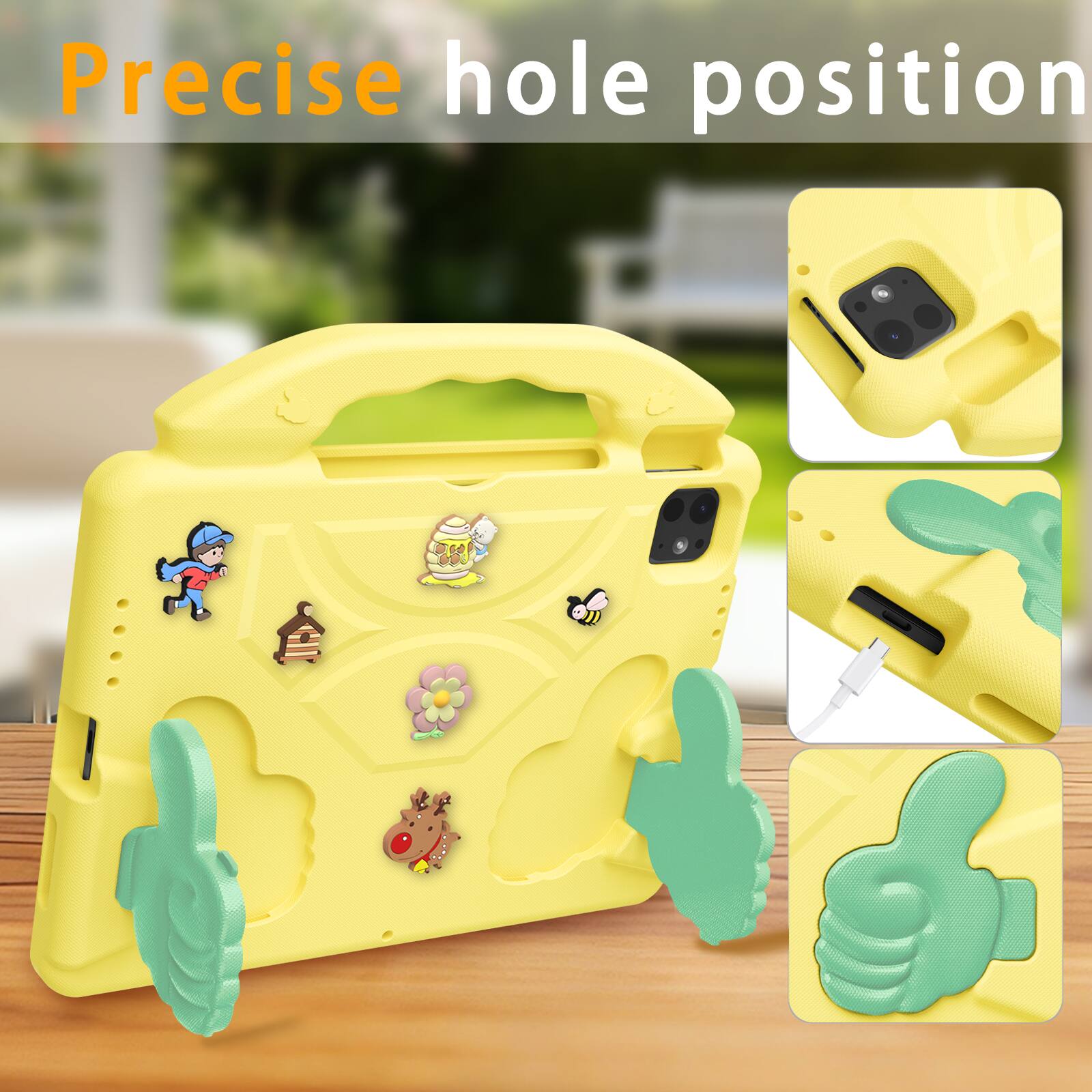 Precise hole position