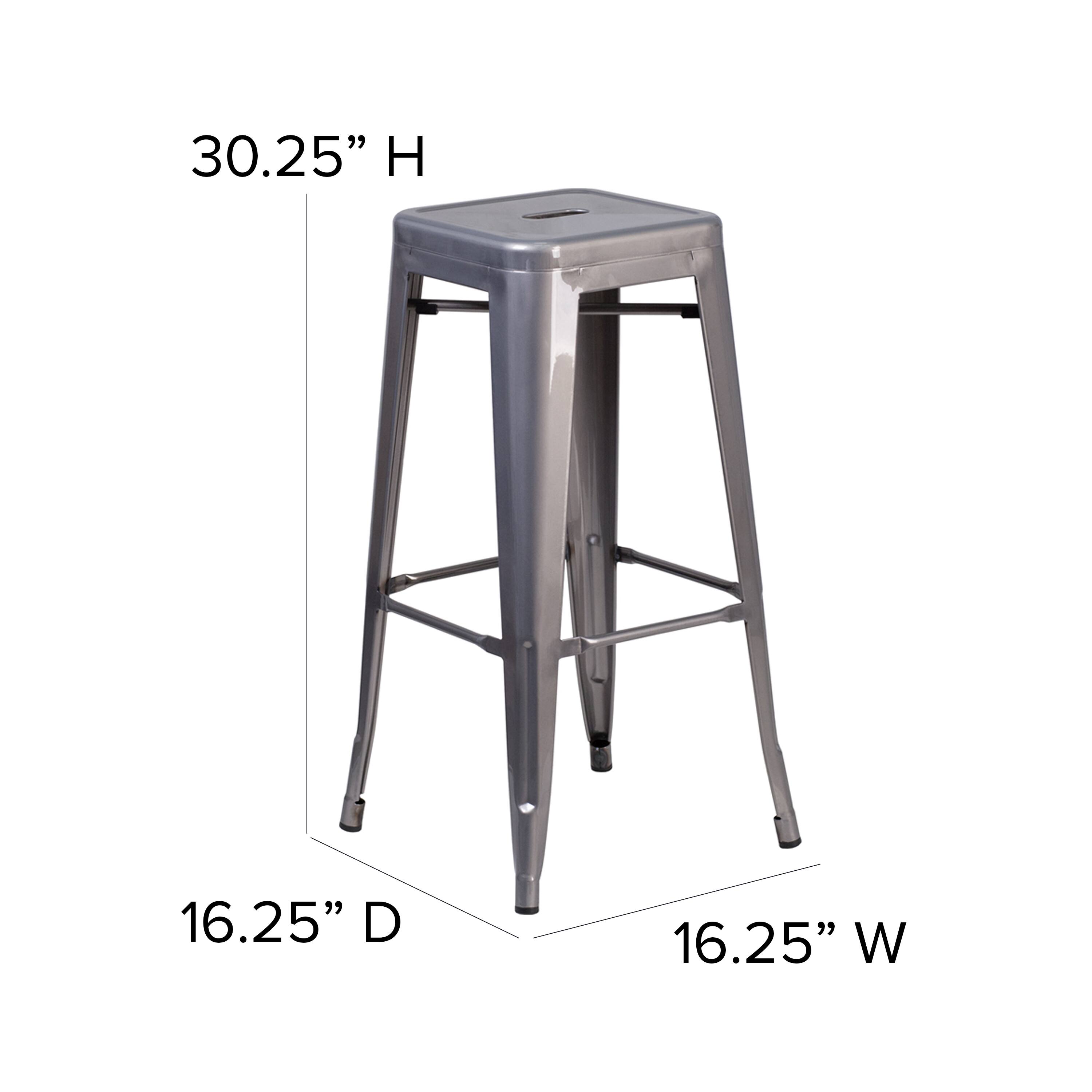 30.25" H  
16.25" D  
16.25" W