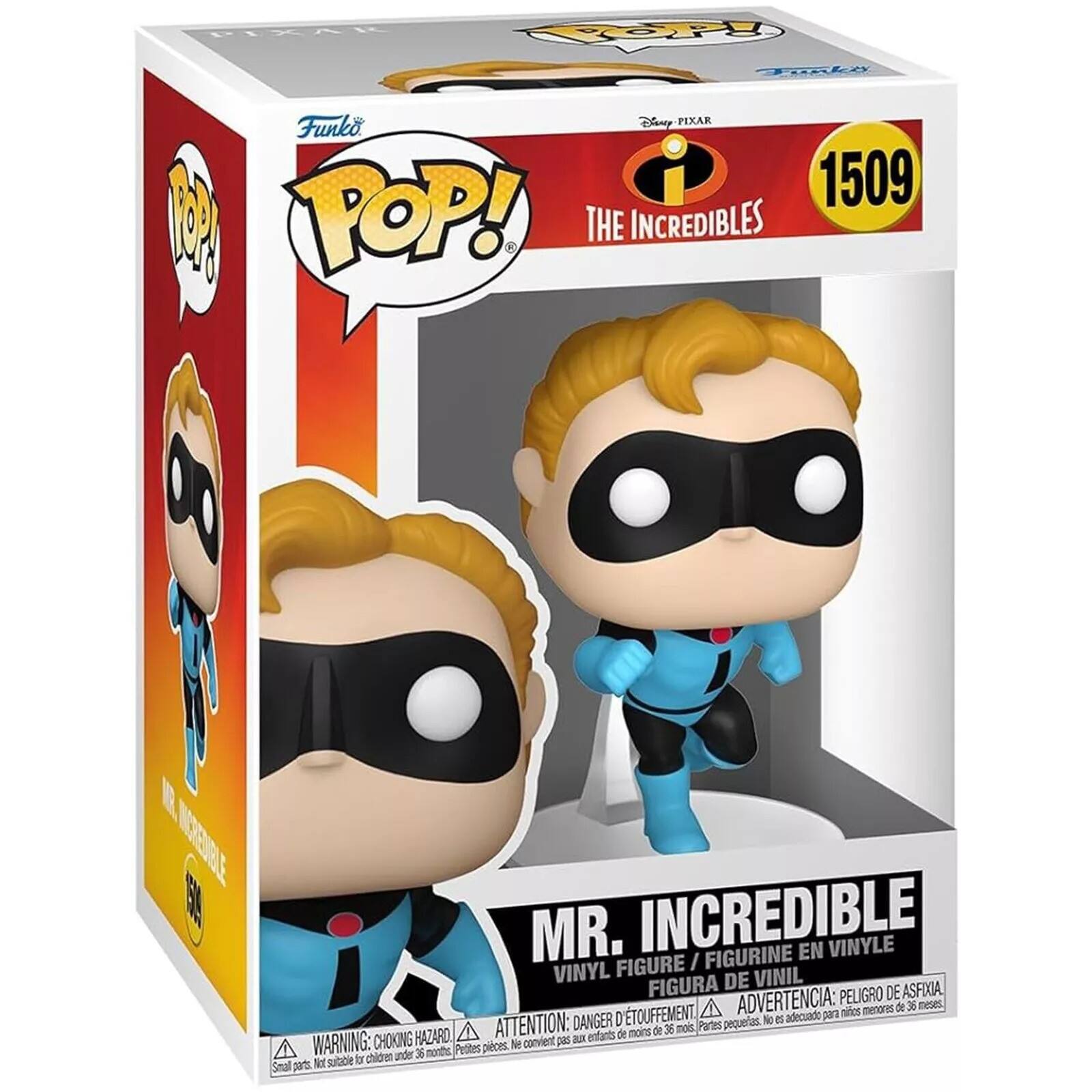 FIXAI COPY FOR Disney PIXAR Funko i 1509 1 POP! THE INCREDIBLES 2 B MR. INCREDIBLE EN VINYLE FIGURE I FIGURINE VINYL DE VINIL FIGURA PELIGRO DE DEASFIXIA 'TOUFFEMENT, A ADVERTENCIA: para mitos menores de 36 neses DANGER D pequertas. No as adecuado HAZARD. ATTENTION: a enfarts de moins de 36 mois. Partes WARNING: CHOKING Petites pieces. Ne convient pas chidren under 36 month I sutabe br Smal parts