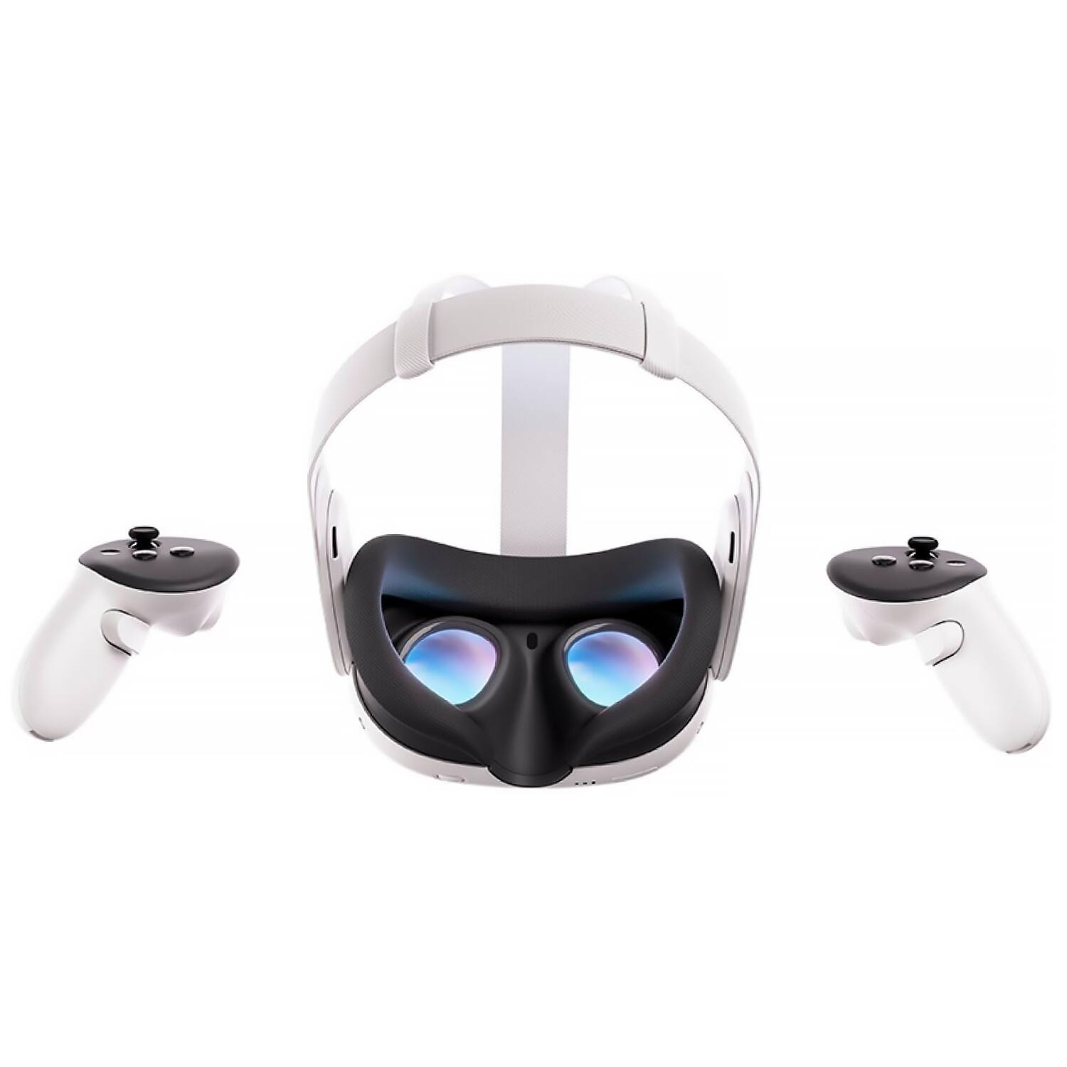 Alt View 5. Meta - Meta - Quest 3S 256GB - All-in-One VR Headset for Mixed Reality - 3-month trial - White - White.