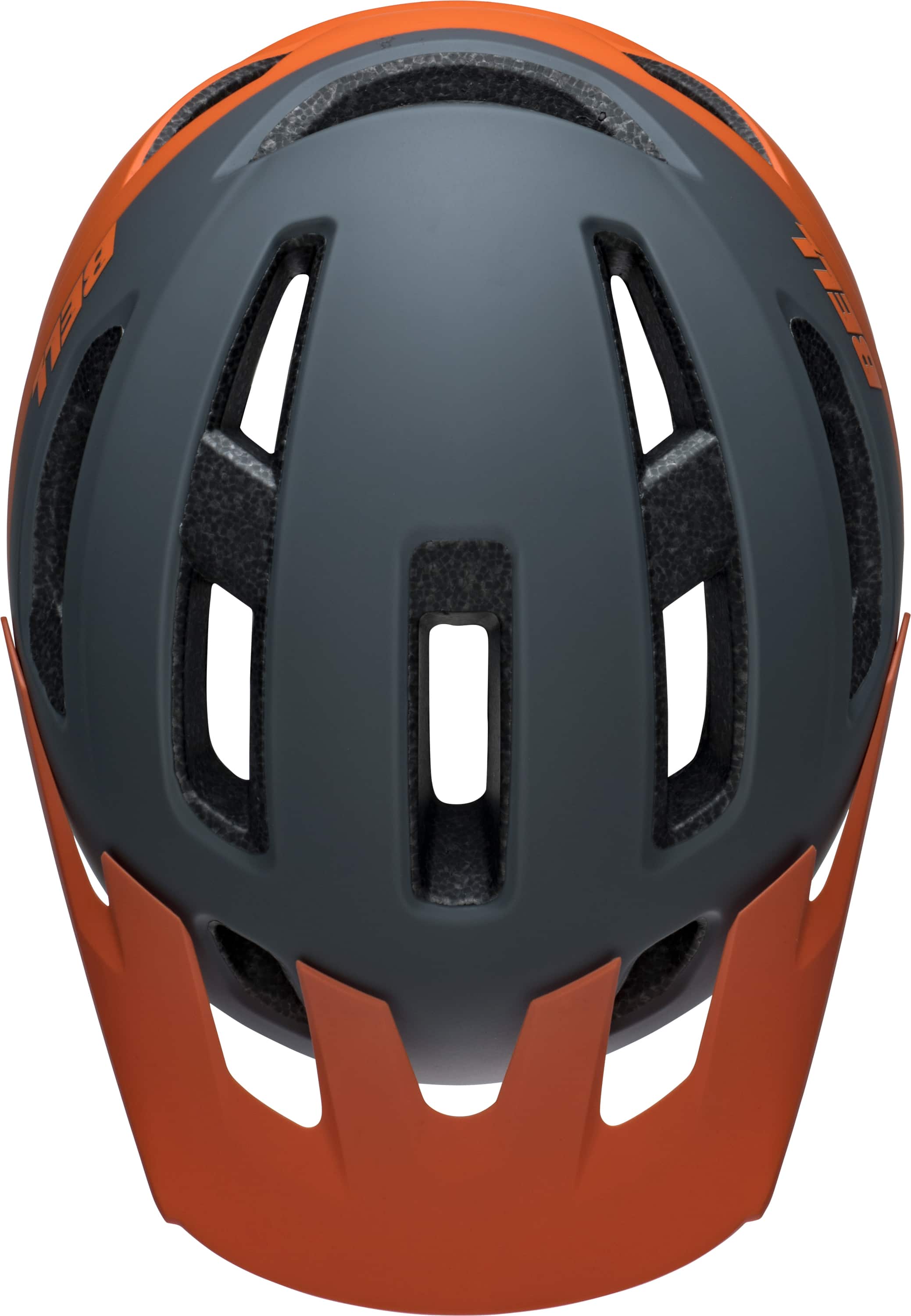 Alt View 11. Bell - Soquel Helmet for Bike and Scooter - BATTLESHIP NARDO/BURNT ORANGE.