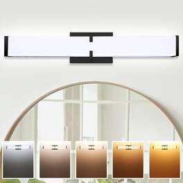 Comfort Essence - Led Bathroom Vanity Light Cool k Modern Matte Lighting Fixtures Inch Ip w Equivalent To Incandescent w For - 5CCT 24 INCH