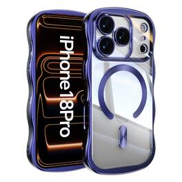 UUCOVER - Magnetic Case for Apple iPhone 18 Pro Compatible with MagSafe, Shockproof Electroplated Bumper Clear Slim Phone Cover - Darkpurple
