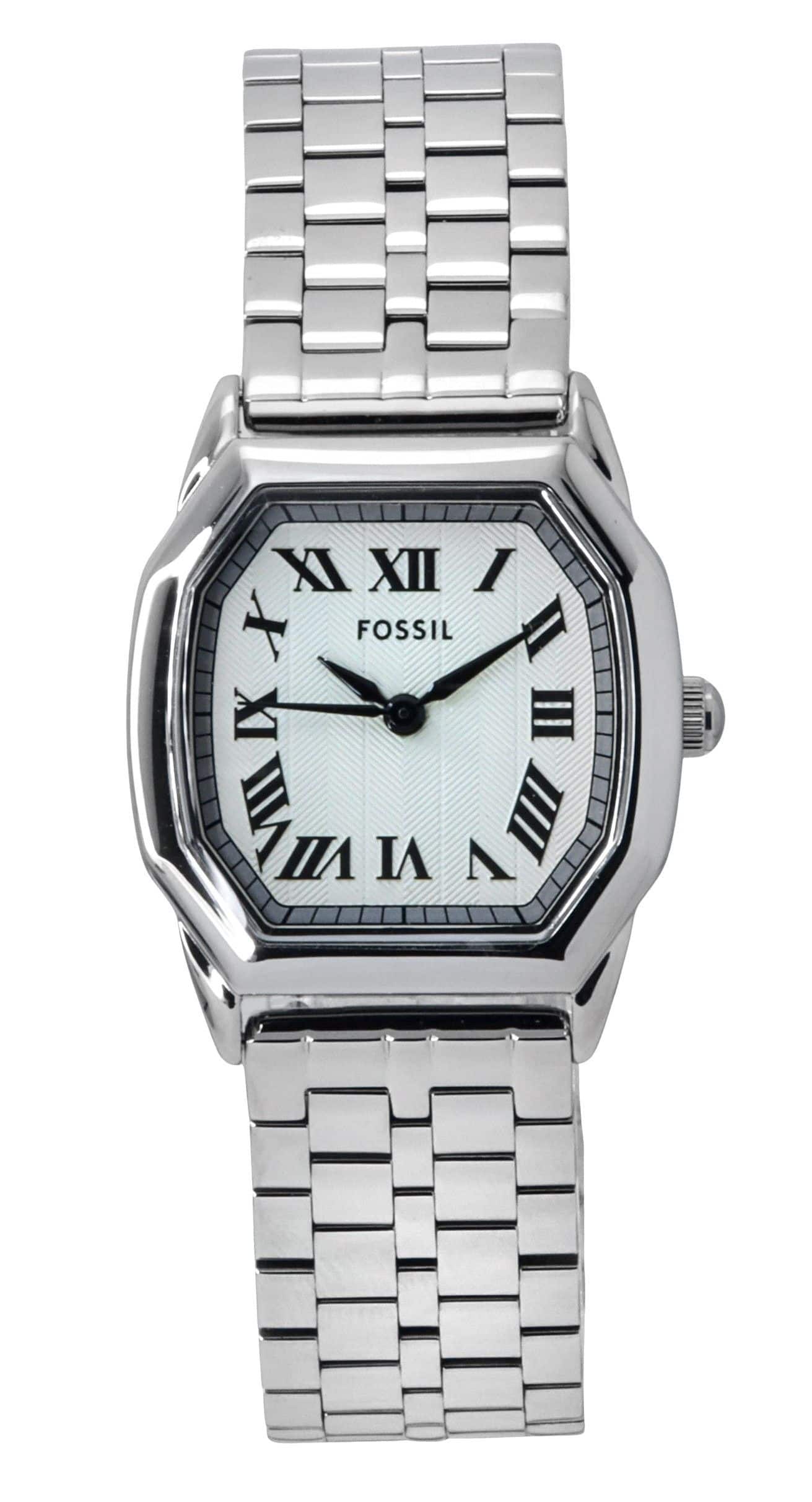 Fossil - Harlow Quartz ES5363 Ladies Watch Stainless Steel Cream Dial 30M - Silver