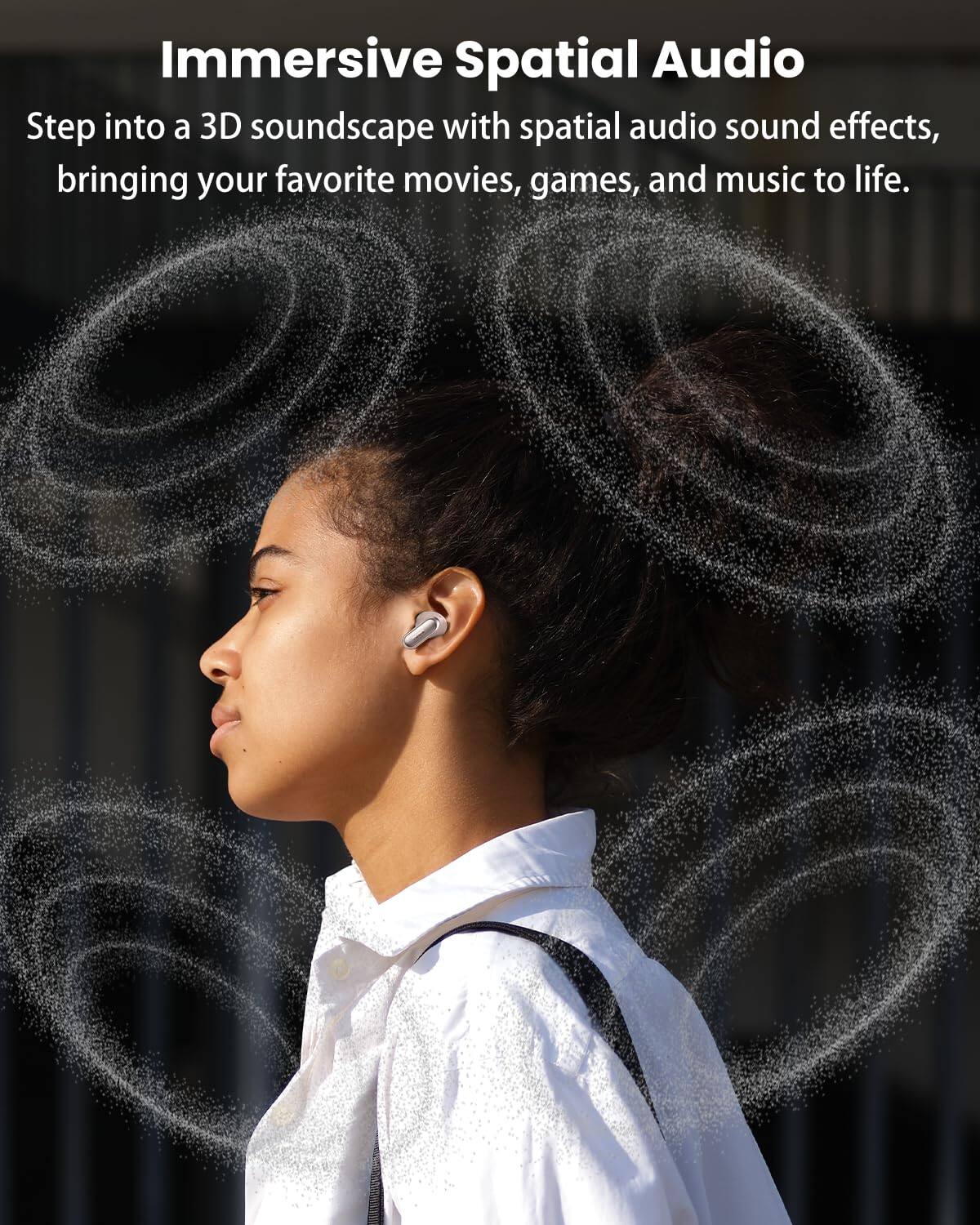 Immersive Spatial Audio

Step into a 3D soundscape with spatial audio sound effects, bringing your favorite movies, games, and music to life.