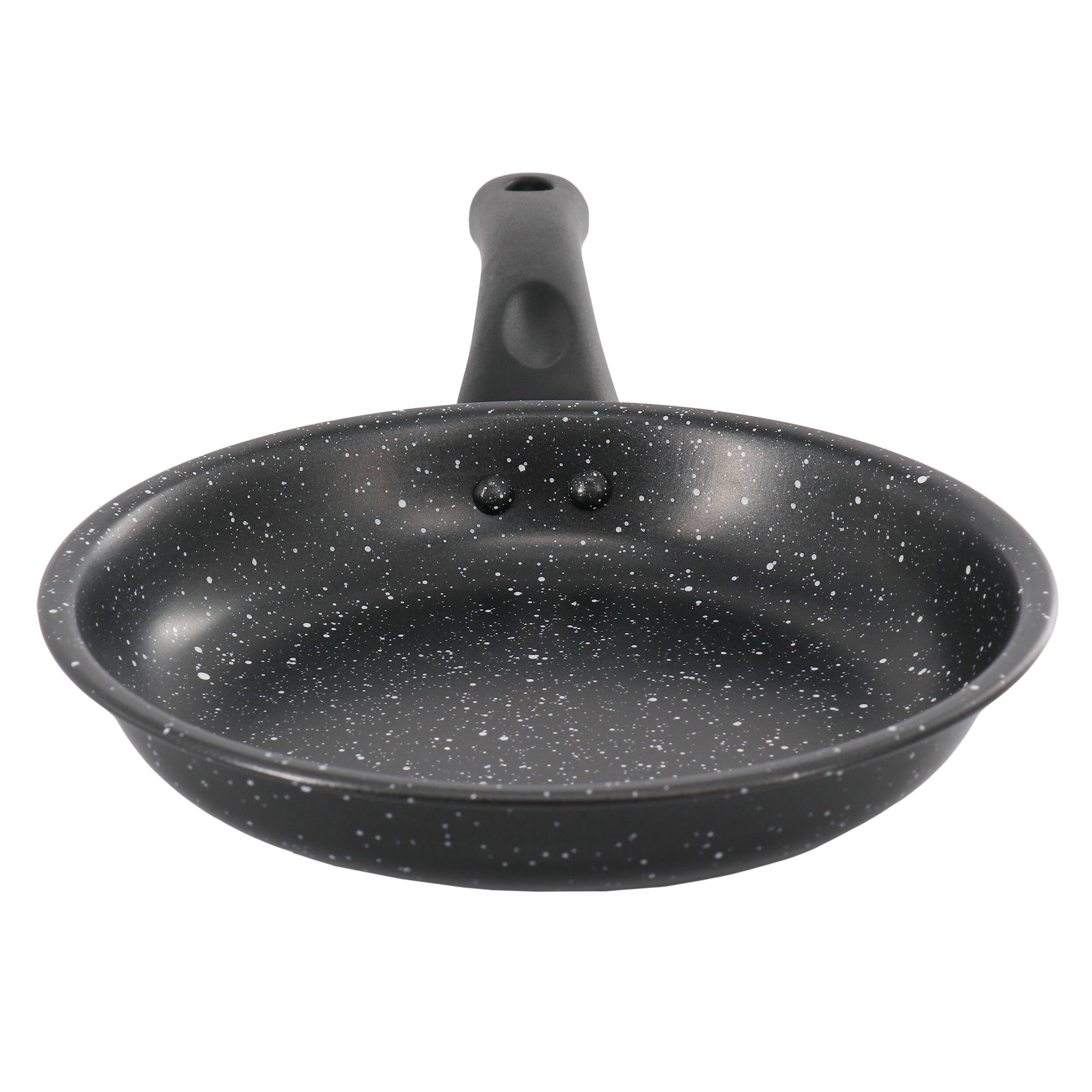 Alt View 1. Gibson - Gibson Home Delhi 9.5 Inch Round Nonstick Carbon Steel Frying Pan in Black - Black.