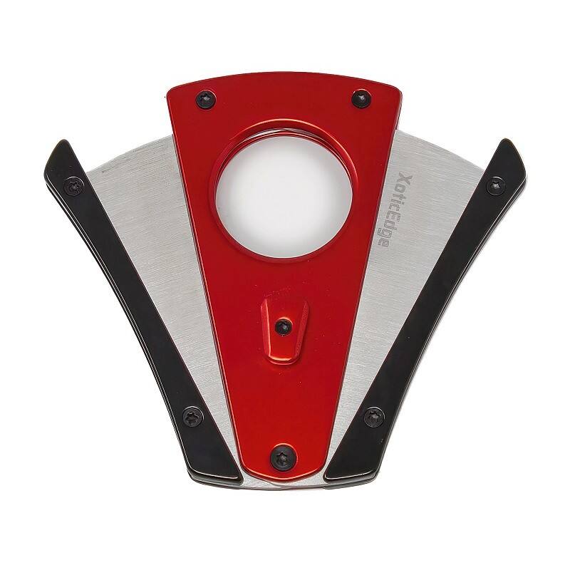 Left. Prestige - XoticEdge XhaleX (Red & Black) - Red & Black Two Finish.