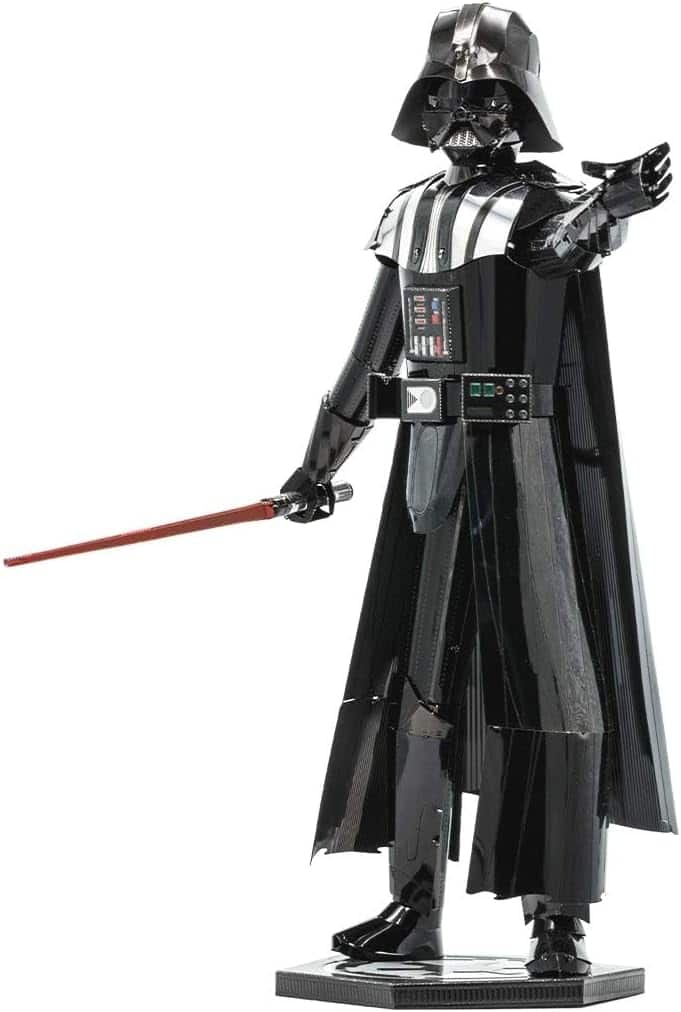 Metal Earth - Premium Series Star Wars Darth Vader 3D Metal Model Kit Fascinations - Silver
