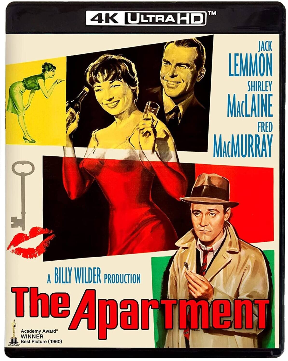 Front. The Apartment   - 4K Blu-Ray.