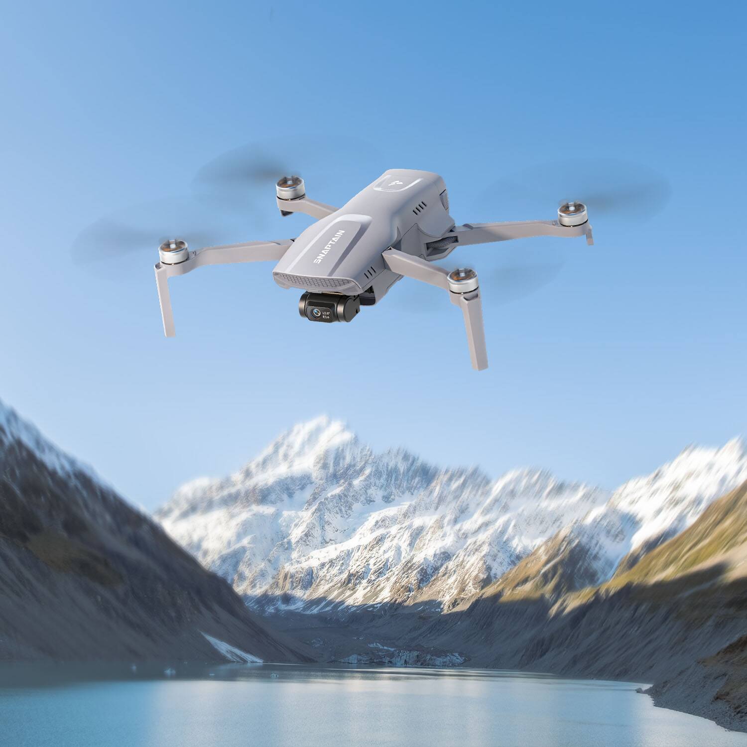 Alt View 7. Snaptain - P40 LITE 3-Axis Gimbal Camera Drone - Gray.