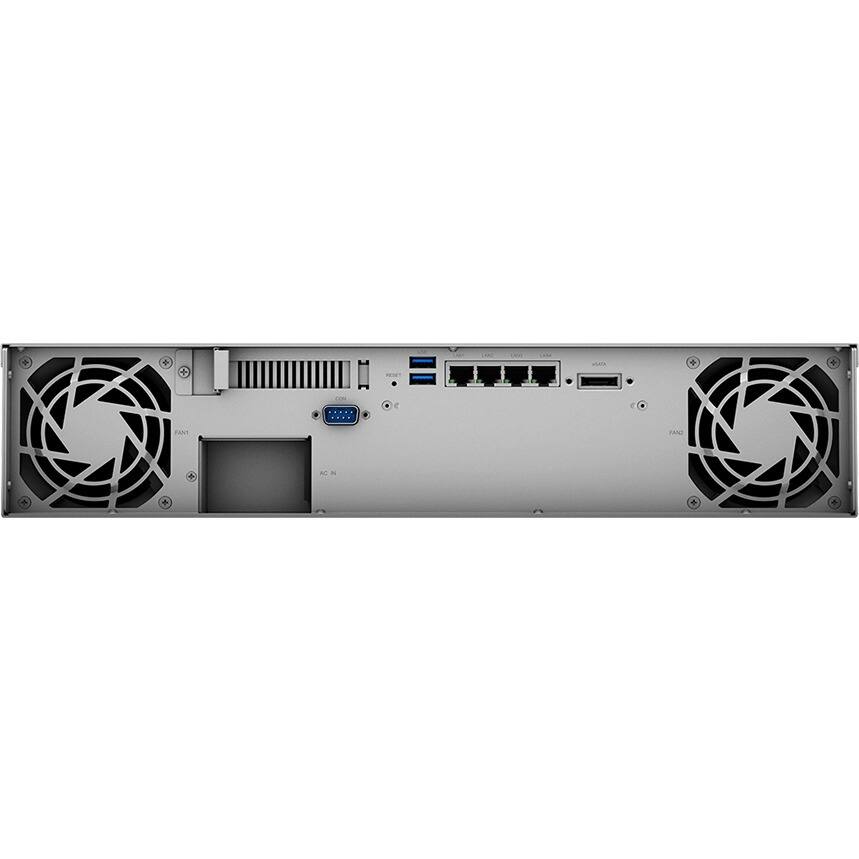 Alt View 2. Synology - Synology RS1221+ SAN/NAS Storage System - AMD Ryzen V1500B Quad-core (4 Core) 2.20 GHz - 8 x HDD Supported - 0 x HDD - Unknown.