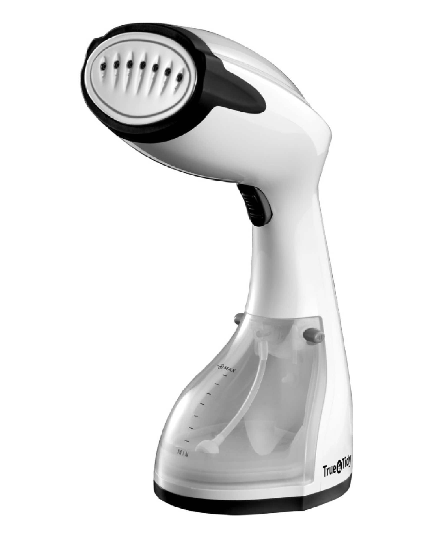 True & Tidy - Portable Handheld Garment Steamer With Large Water Tank - BLACK