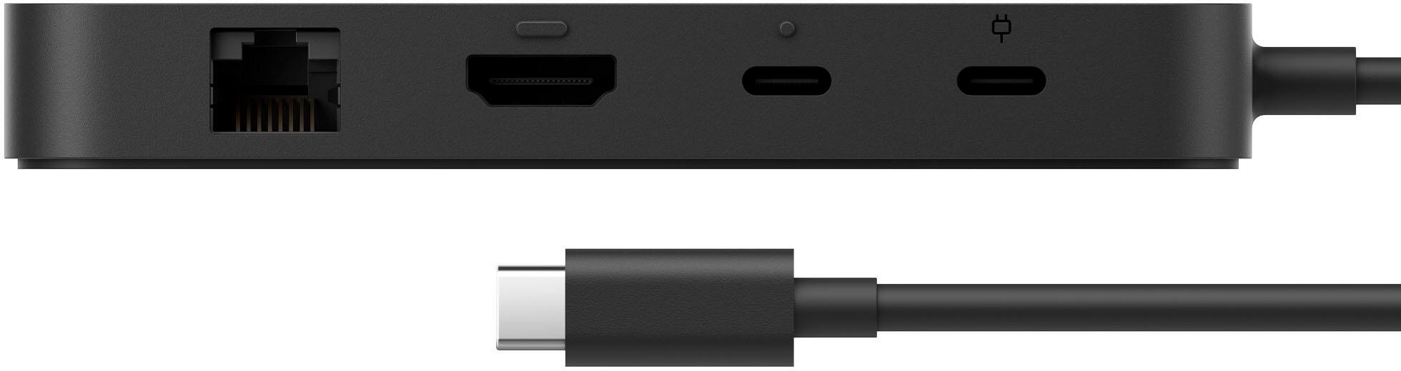 Alt View 7. Microsoft - Surface USB4 Dock - Black.