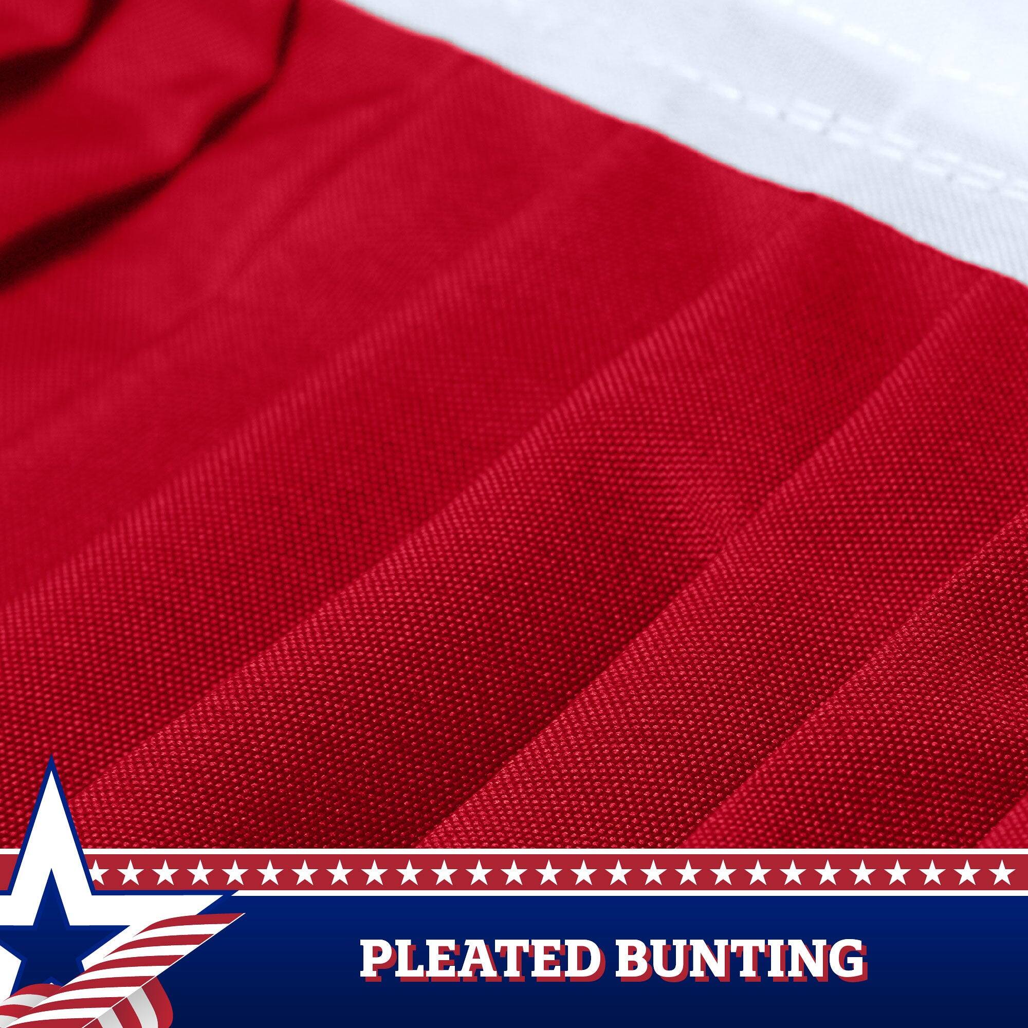 PLEATED BUNTING