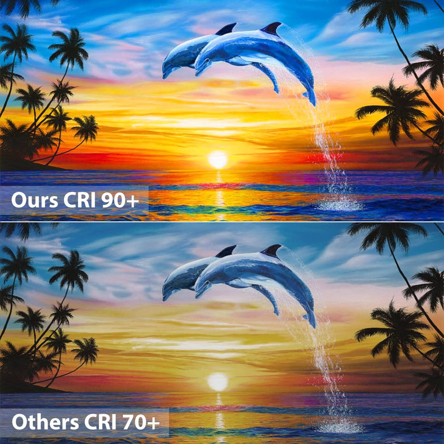 Ours CRI 90+  
Others CRI 70+