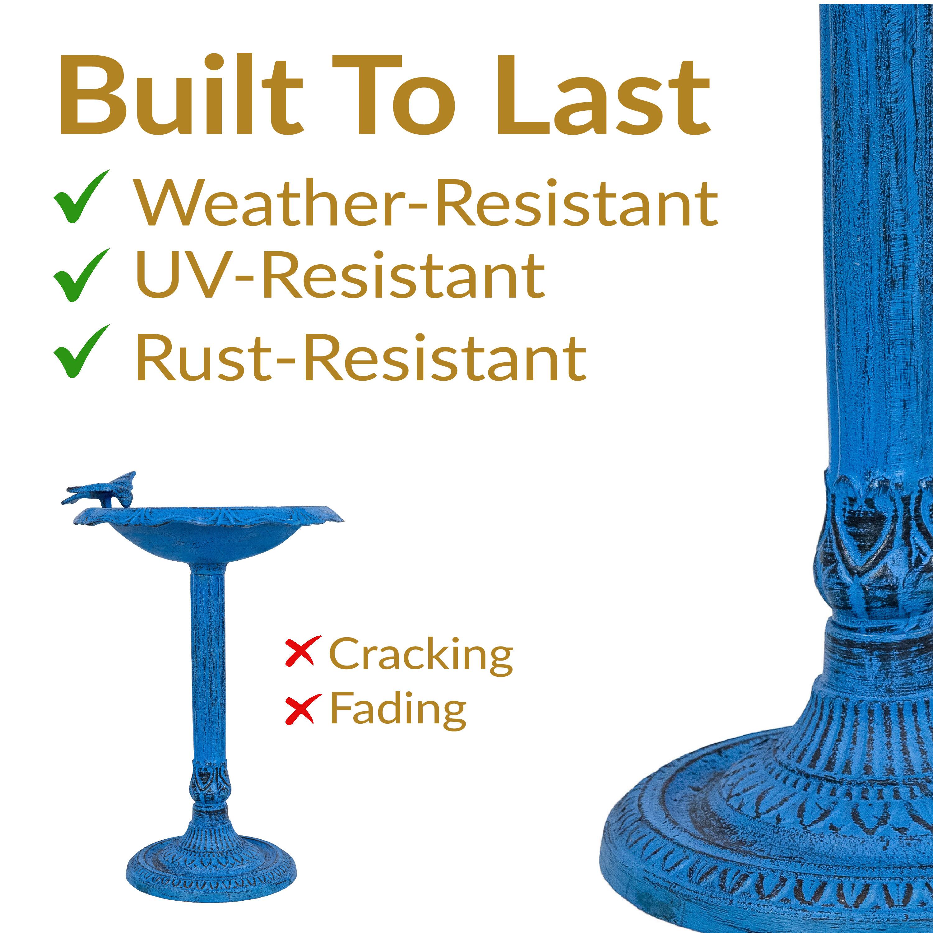 Built To Last

- Weather-Resistant
- UV-Resistant
- Rust-Resistant

- Cracking
- Fading