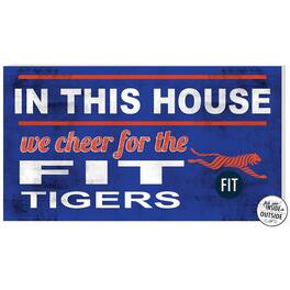 Jardine - SUNY Fashion Institute of Technology Tigers 11" x 20" Indoor/Outdoor In This House Sign - Blue