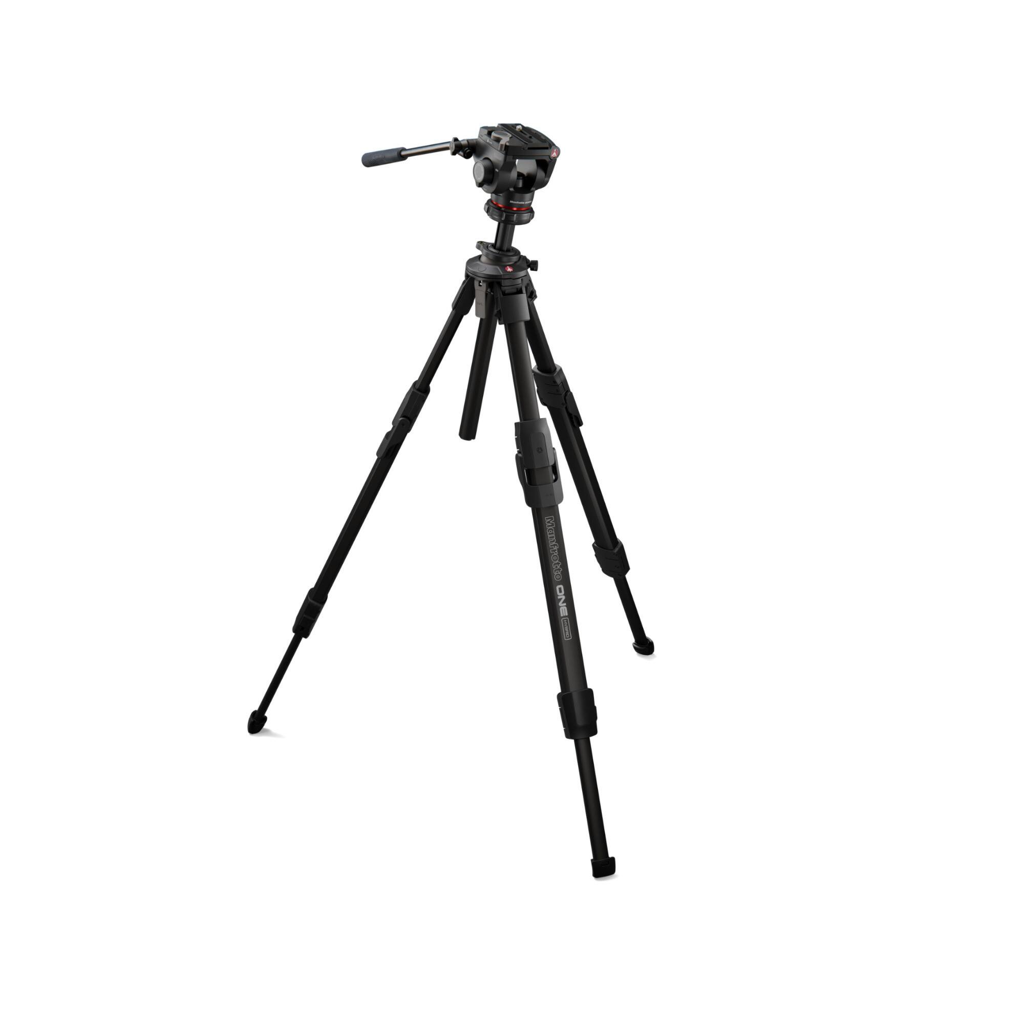 Angle. Manfrotto - Manfrotto MKONEA-500X ONE Al with 500X Fluid Head - 60mm Flat Base.