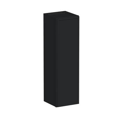 Front. Boyel Living - 12-in W x 42-in H x 12-in D Shaker RTA Kitchen Wall Cabinet with Soft-Close - Black.