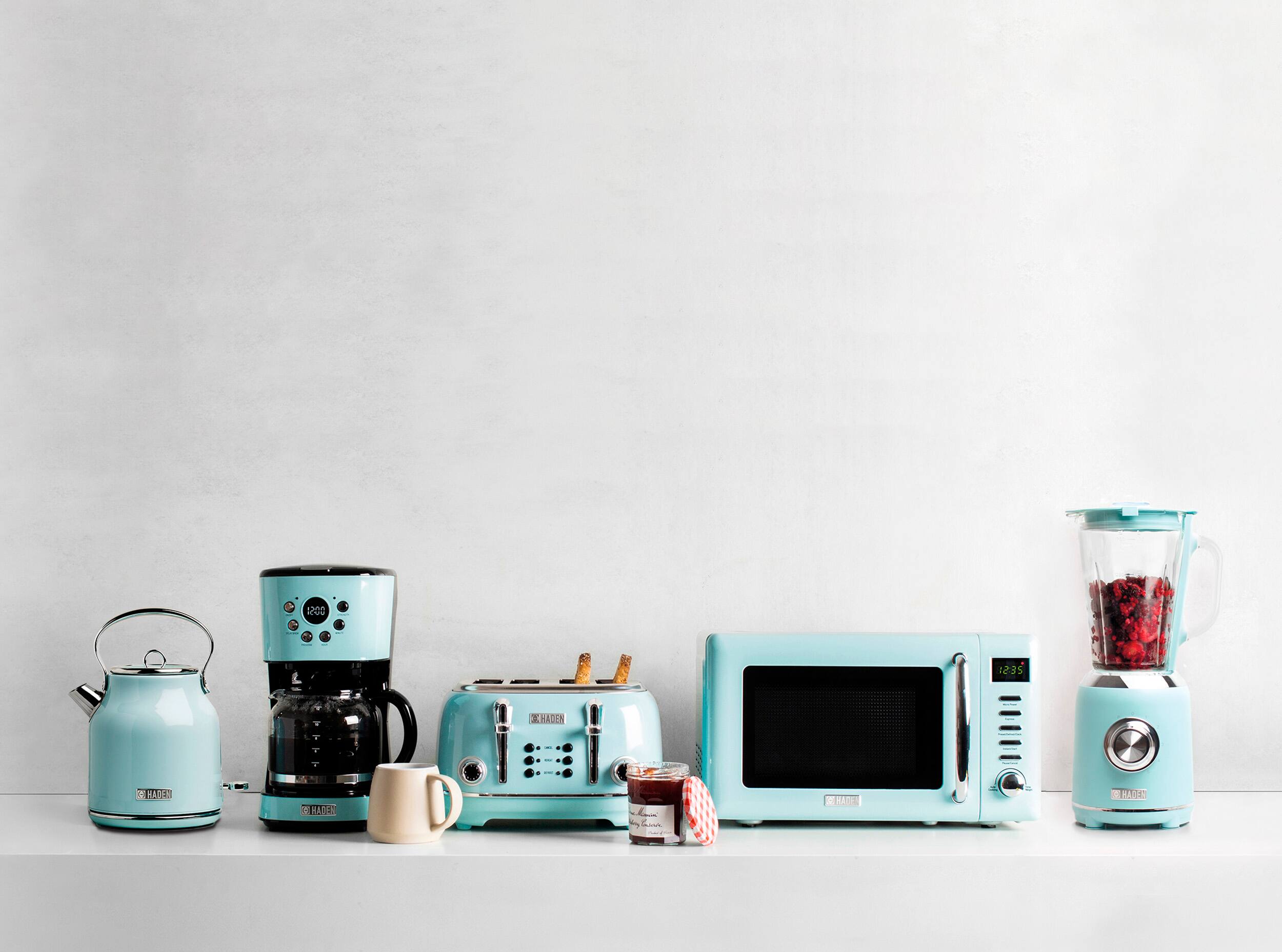 Alt View 13. Haden - 12-Cup Programmable Coffee Maker with Strength Control and Timer - Turquoise.