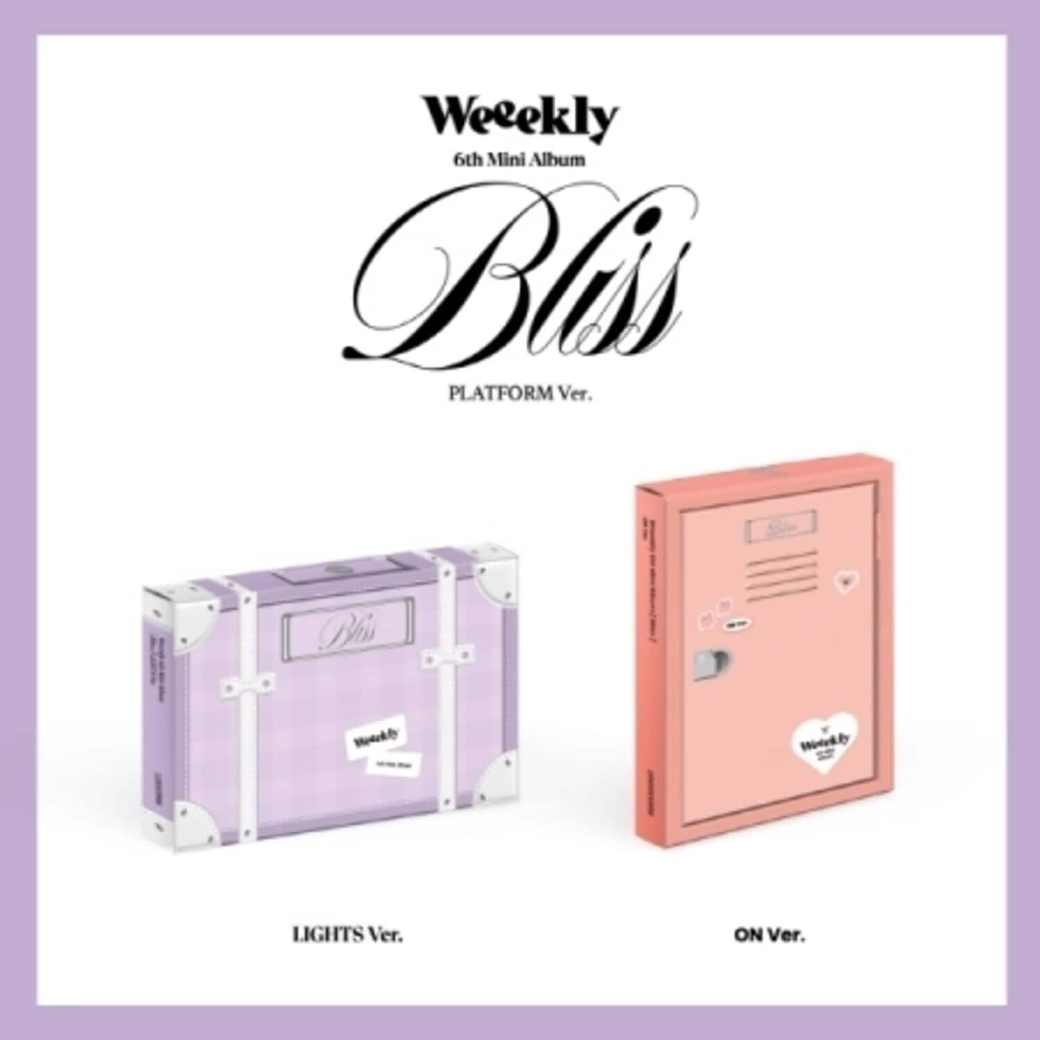 Weeekly - Bliss - Platform Version - incl. Selfie Photocard, 6pc Official Photocard Set, Sticker + - DISCLESS DIGITAL [Digital Download]