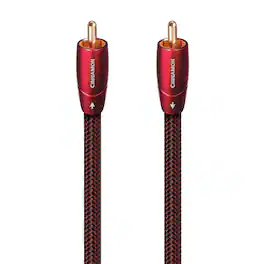 AudioQuest - Cinnamon Coax 5.25' Digital Digital Audio Cable with RCA to RCA Connectors - Red on Black