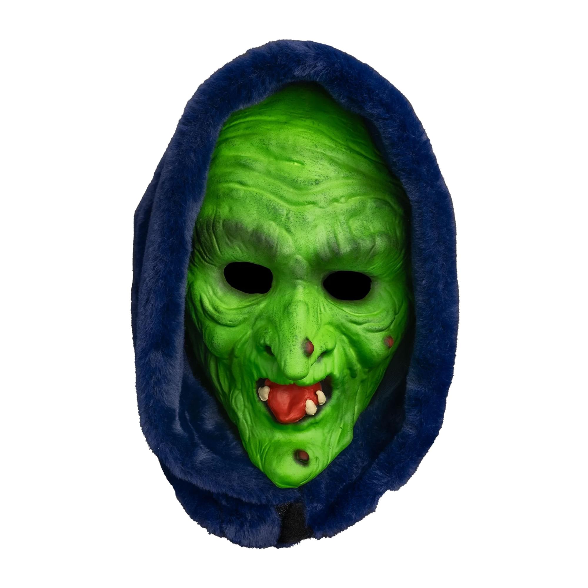 Front. Trick or Treat Studios - Don Post Studios Witch Adult Latex Costume Mask - Green.