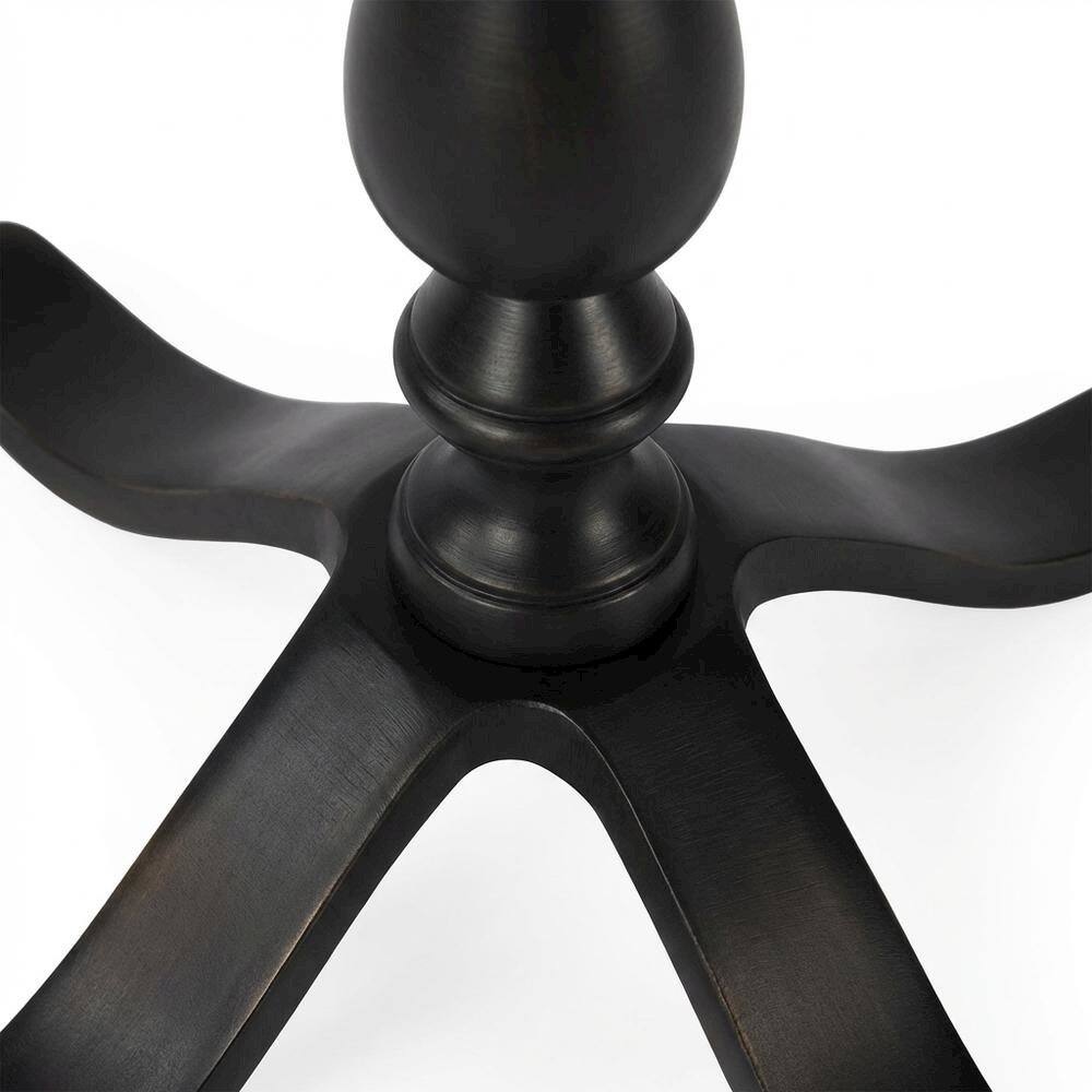 Alt View 1. Starlight Canyon Home - Twisted Rope Round Side Table, Transitional Accent End Table for Living Room - Gray.
