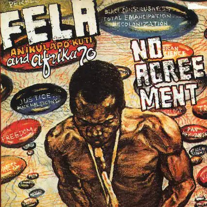 PERFECT BLACK CONSCIOUSNESS TOTAL EMANCIPATION FELA ANIKULAPO-KUTI AND AFRIKA 70 NO RACISM JUSTICE BLACK PHILOSOPHY FREEDOM PAN AFRIKANISM