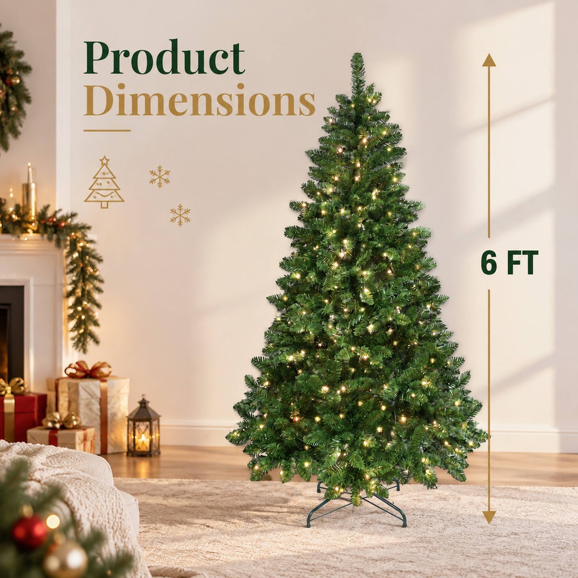 Product Dimensions  
6 FT