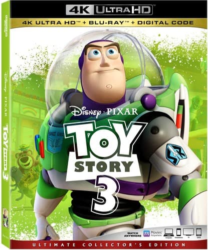Front. Toy Story 3   - 4K Blu-Ray.
