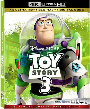 Front. Toy Story 3 - 4K Blu-Ray.